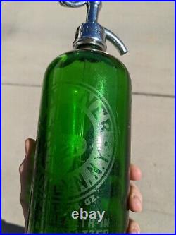 Vintage Original Siphon Bottle Good Health Bert Eckstein I Rattner Brooklyn NY