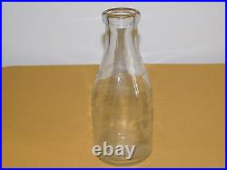 Vintage Peerless Dairies Endicott Ny 1 One Quart Milk Bottle