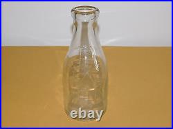 Vintage Peerless Dairies Endicott Ny 1 One Quart Milk Bottle