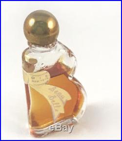 Vintage RARE Bourjois New York Beau Belle Perfume Miniature Bottle & Pink Case