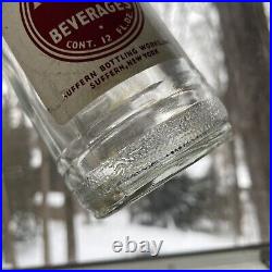 Vintage Ramapo Club Beverages ACL Soda Glass Bottle Suffern Bottling NY Antique