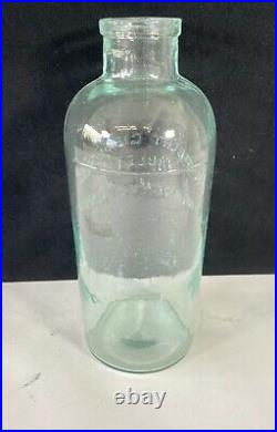 Vintage Robert Gibson's Tablets Medicine Bottle 13in tall England NY 1880s
