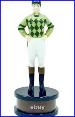 Vintage The 21 Club New York NY Style Equestrian Green Jockey Bottle Opener