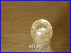 Vintage The Hedrick Brewing Co Albany Ny Blob Top Clear Beer Bottle
