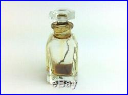 Vintage Used Le Parfum Ideal Houbigant New York Baccarat Bottle Empty Perfume