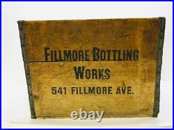 Vintage Wood Bottle Crate Fillmore Bottling Works Buffalo Ny Beer Soda Poliana