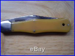 Vintage pre KA-BAR COKE BOTTLE Knife, marked OLCUT Union Cut. Co Olean N. Y