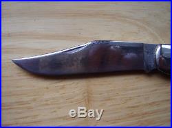 Vintage pre KA-BAR COKE BOTTLE Knife, marked OLCUT Union Cut. Co Olean N. Y