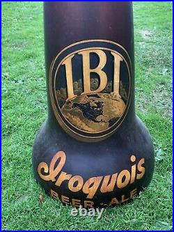 Vtg 30s Iroquois Beer Ale Buffalo NY Advertising Bevador Bottle Cooler Top Sign