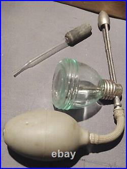 Vtg Antique Medical Atomizer Nasal Ellicott Drug Buffalo Ny Us Des Patent 89,978