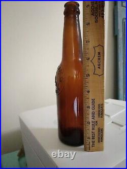 Vtg Iroquois Grc. Co. Beer Bottle Buffalo N. Y. Indian Head Embossed