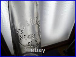 Vtg. MRS. J. ED BAKER Newburg N. Y. Hutchinson Blob Top Soda Bottle Not to be Sold
