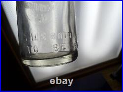 Vtg. MRS. J. ED BAKER Newburg N. Y. Hutchinson Blob Top Soda Bottle Not to be Sold