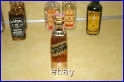 Vtg. Mini Bar Liquor Bottle Tax Stamp New York Canada Dry Florida Bitter Gin Rum