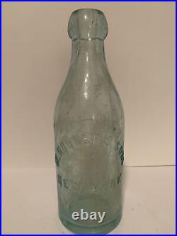W. Gubner's Sons Antique Blob Top Bottle 1889 New York Rare