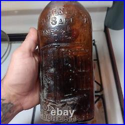 WARNER'S Safe KIDNEY & LIVER CURE Rochester, NY 1879-1900 EMPTY BOTTLE