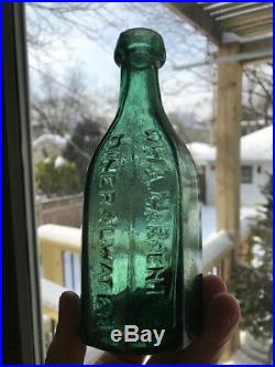 WM. A. CARPENTER'S/MINERAL WATER/HUDSON/N. Y. (pontiled, sided soda from New York)