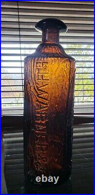 Warner Tippecanoe Bottle Amber Clean No Damage Rochester New York