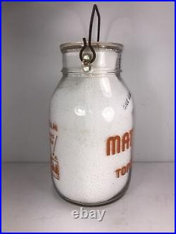 Wide Mouth Gallon Milk Jug / Milk Bottle Matthies Dairy Tonawanda, Ny Erie Co