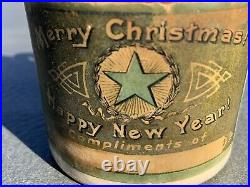 Wm Foust Distillery Merry Christmas Happy New Year Jug Glen Rock Pa York County