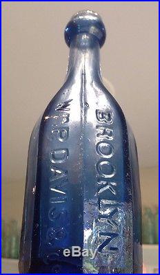 Wmp Davis & Co. Brooklyn NY Extremely Rare 8 Sided Mineral Water