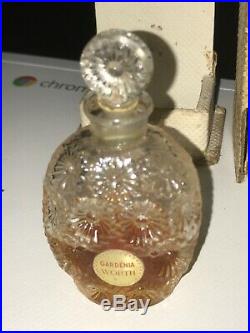 Worth Gardenia Perfume Bottle R Lalique with Box New York Commercial 1920s 30s