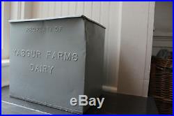 Yasgur Farms Dairy Insulated Milk Box 1969 Woodstock / Bethel New York 1969